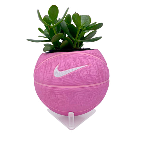 Pink Nike Mini Basketball Planter