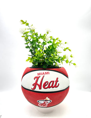 Miami Heat Mini Basketball Planter